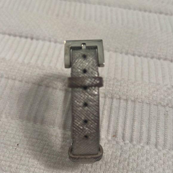 Tory Burch Silver Fitbit-Case Leather Bracelet - Picture 5 of 8